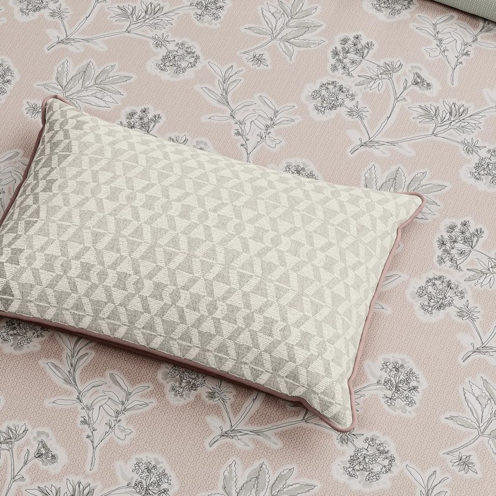 Maduri Cushion by Bedeck of Belfast in Silver Tuberose